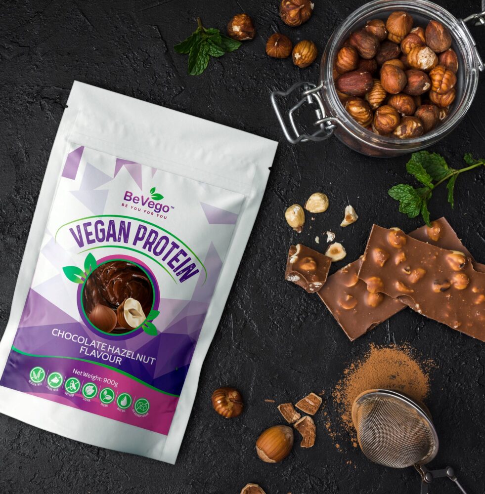 BeVego Vegan Protein Powder 900g - Chocolate Hazlenut Flavour 3
