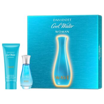 Davidoff Cool Water Wave Woman 30ml Gift Set with Body Lotion