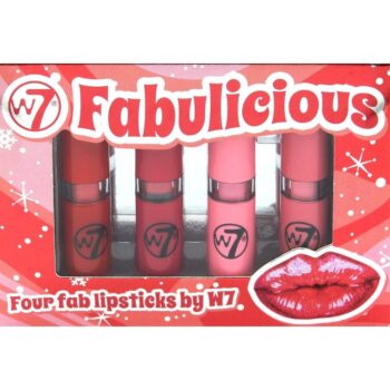 W7 Fabulicious 4-Piece Lipstick Set